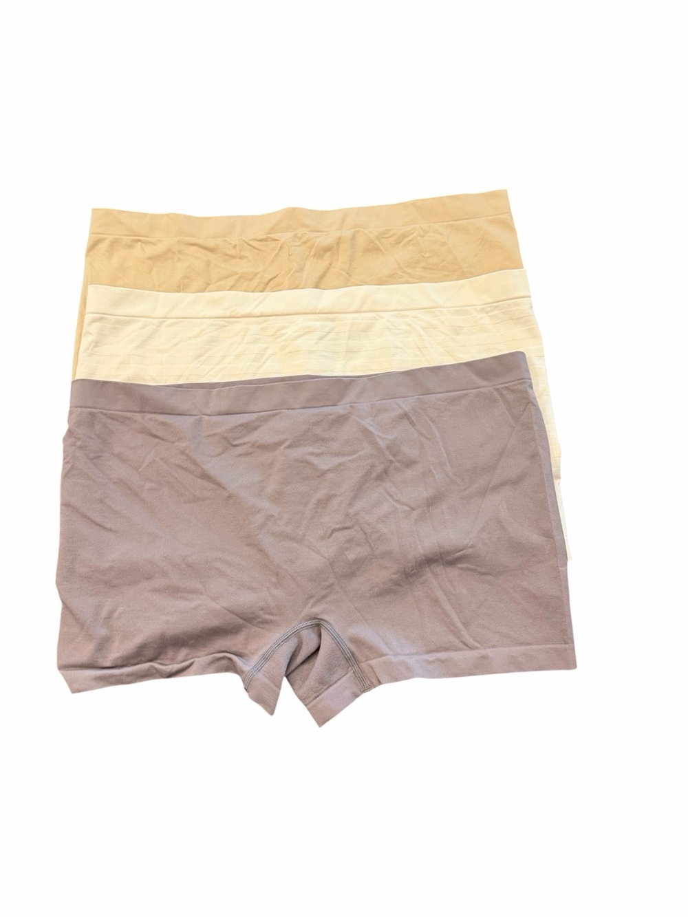 Jockey Underwear Women's Seamless Boyshorts Size XL 3 Pack New Comfort